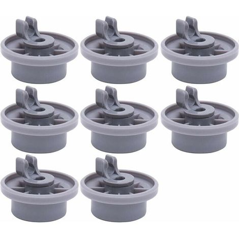 8er Set Spülmaschinenräder Universal Spülmaschinen Besteckkorb Kompatibel mit Bosch & Siemens (1/4)
