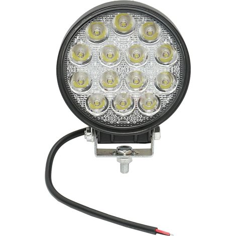 Lampada con 14 LED 10-30V 42W angolo di fascio 30 gradi tipo spot 114x114x61mm Breckner Germany (1/4)