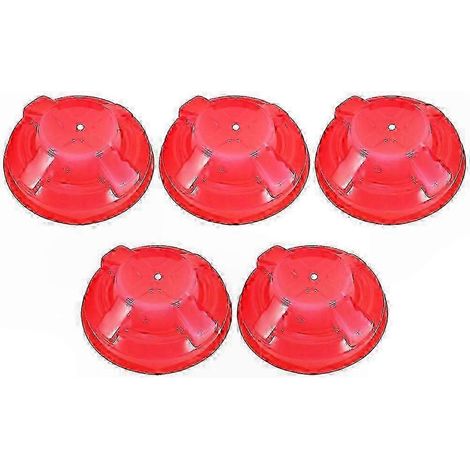 Cache-poussière en plastique pour la protection contre les alarmes incendie - Lot de 10 (1/4)