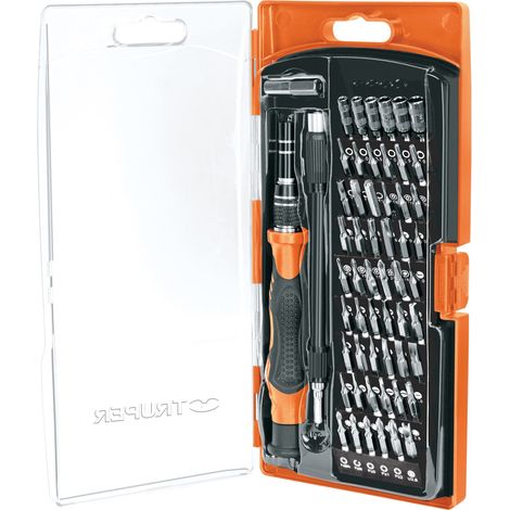 Jeu d'accessoires de tournevis Truper JOY-57 57 unités