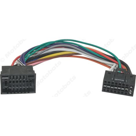 Universal 16P Car Audio/Video Modification Cable Extension Cable for Android Large Screen Navigation System (1/4)