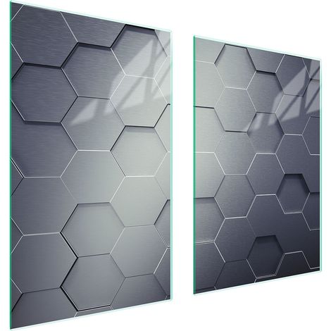 Assiette de protection en verre pour la cuisine, motif 65x52 (1/5)