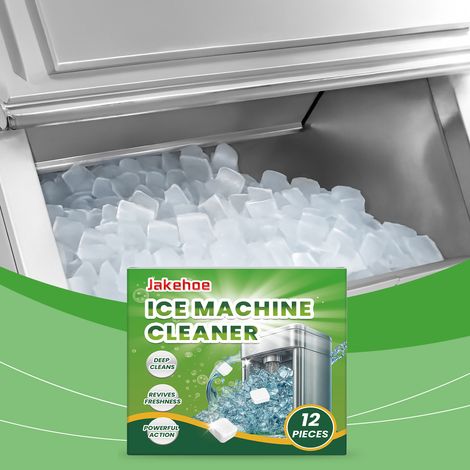 Ice maker cleaning tablets gently clean, deodorize, and remove limescale for everyday household ice makers -- 12 pieces (1/5)