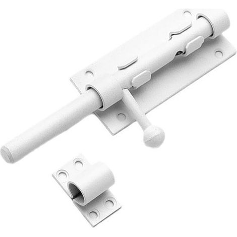 Serratura da incasso, acciaio inox 304, 20 cm, serratura per cancello, serratura per porta scorrevole con foro per lucchetto, serratura da esterno antiruggine per porte di fienili, casette da giardino (1/5)