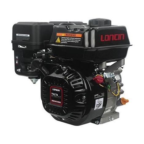 Motore LONCIN cilindrico 19.05x60 212cc completo benzina a strappo orizzontale (1/4)