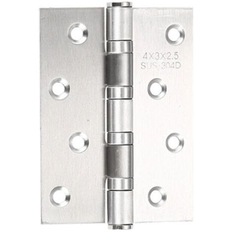 Accessoire pour abri de jardin Charnière Charnière pliante en acier inoxydable 2 pièces (argent) (1/5)