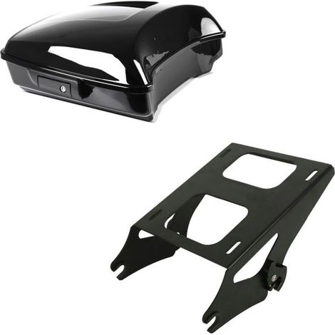 Set top case - Razor - Support Craftride - Harley‑Davidson Touring 2014–2025 - ABS noir brillant