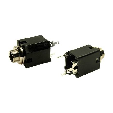 Cliff FM6703 Jack 6.35 mm embase femelle, verticale Nombre de pôles: 3 stéréo 1 pc(s) (1/2)