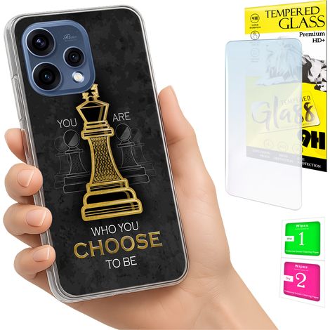 Coque pour Oppo Reno 15 5G avec protection photo, coque arrière et verre trempé 9H (1/5)