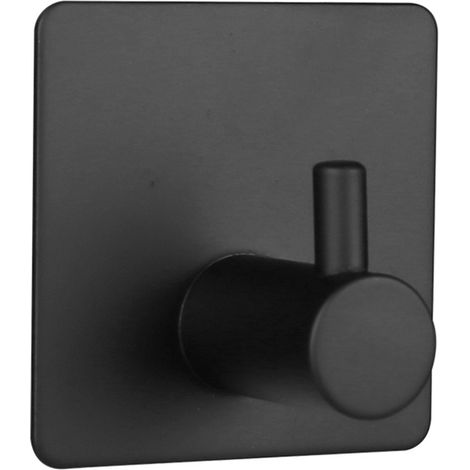 Porte-rouleau de papier essuie-tout en acier inoxydable, support mural pour salle de bain, noir, 35,5 cm (14 pouces) (1/4)