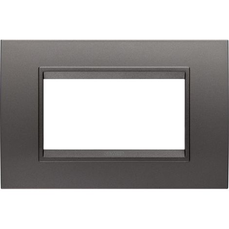 PLAQUE LUX RECTANGULAIRE MÉTAL 4P CANON GEWISS GW16204XF