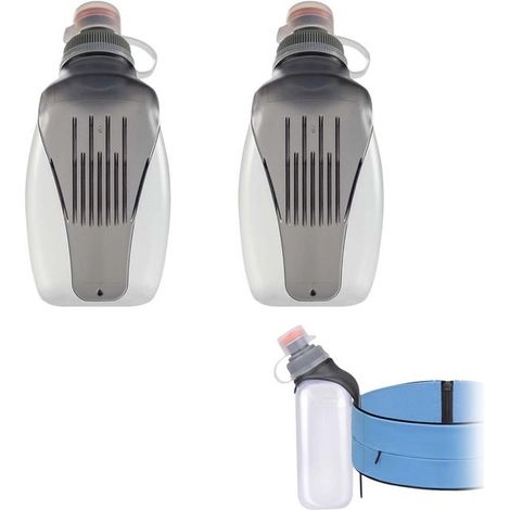 Piccole borracce sportive portatili da 250 ml, a prova di perdite, con clip, ideali per la corsa e le attività all'aperto. (1/5)
