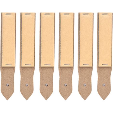 Ensemble de taille-crayons en papier de verre, tampons de polissage pour crayons de peinture, outil de dessin pour étudiants (jaune clair, 6 pièces) (1/4)