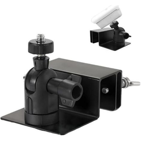 Adjustable Gutter Bracket for Outdoor Camera, Weatherproof Gutter Bracket, 360° Rotatable and 180° Tiltable, Universal Outdoor Surveillance Camera Bracket (1/5)