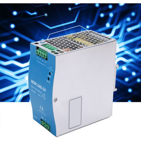 Alimentation à découpage sur rail BERM@NDR-240-24 pour armoire de commande d'automate programmable industriel, tension d'entrée capteur 100-240 V CA (1/5)