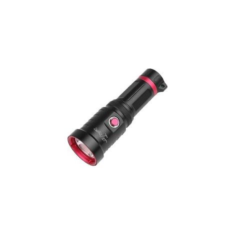 Lampe torche LED 10000 lumens, IPX8, 3 modes, antichoc, avec batterie 26650 et chargeur –