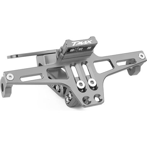 Support de plaque aluminium CNC pour TMAX 500 530 560, couleur titane rouge (1/5)