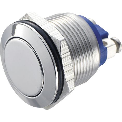 TRU COMPONENTS GQ 19F-S Vandalismusgeschützter Drucktaster 48 V/DC 2 A 1 x Aus/(Ein) tastend   IP65 (1/3)