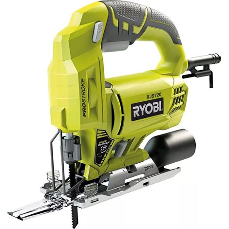 seghetto alternativo elettrico ryobi "rjs720-g" 500w per taglio l