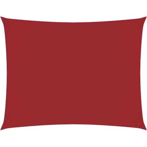 Maison Exclusive - Sonnensegel Oxford-Gewebe Rechteckig 6x8 m Rot