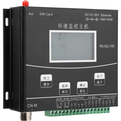 Système d'alarme de température et d'humidité pour salle informatique hôte avec surveillance environnementale, 10-30 V CC (1/5)
