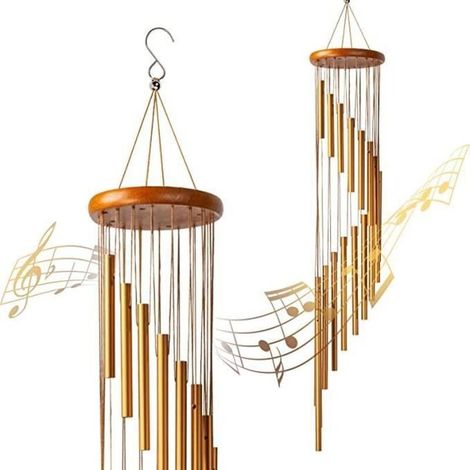 Bardusch - Carillon à Vent Extérieur - - 36" - 18 Tubes en Alliage d'Aluminium - Décoration pour Jardin (1/4)