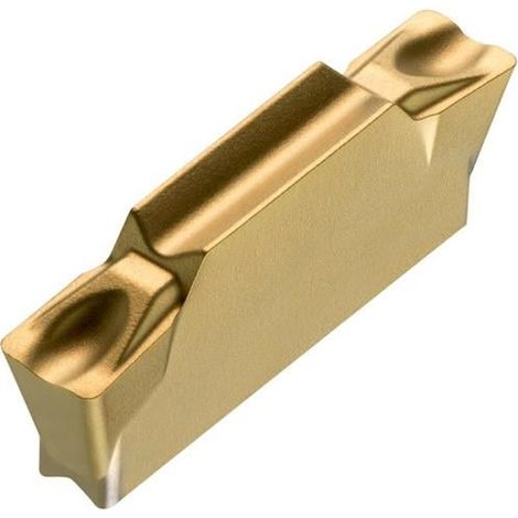 Placa de corte giratoria ISO LCMF 031604-CM:T8330 Ancho 3mm recubierta de PVD Oro (1/2)