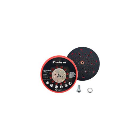 Almohadilla de lijado multiorificio de 150 mm – Compatible con Bosch RSM6045, GEX 34-150, GEX 40-150 – Placa de aluminio reforzada – Sistema de velcro