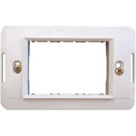 25PZ SUPPORTO PER PLACCHE 3 POSTI "AQUA" - 3 posti - (7723.B)