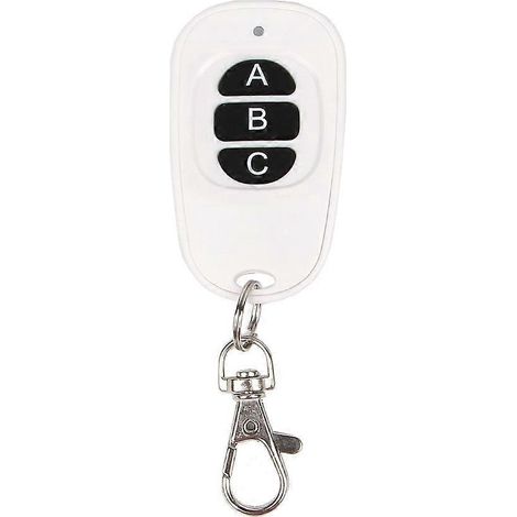 Télécommande RF sans fil 4 canaux 433MHz EV1527 pour rideaux - 3 boutons