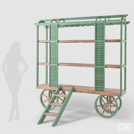 EDG Enzo De Gasperi Espositore Natale Rettangolare in Legno Sage 275x40xH195 cm – Larghezza Senza Scala 185 cm, Smontabile (1/5)
