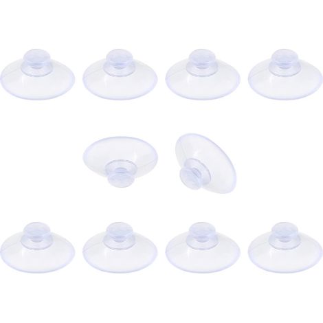 10 ventose per tavolo in vetro - ventosa in gomma senza gancio da 20 mm - ventosa in plastica trasparente anticollisione per tavolo - ventosa facile da applicare e rimuovere (1/5)