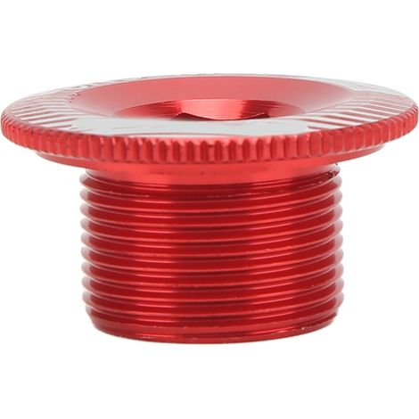 Vis de manivelle en alliage d'aluminium M18, support de manivelle, vis de pédalier, boulon M18, rouge (1/5)