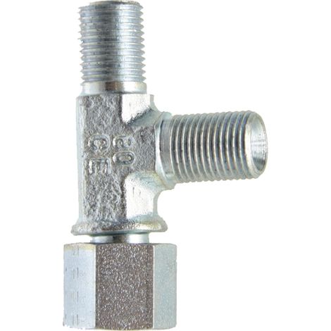 Té adaptateur hydraulique LA G1/8" 400 bar (1/3)
