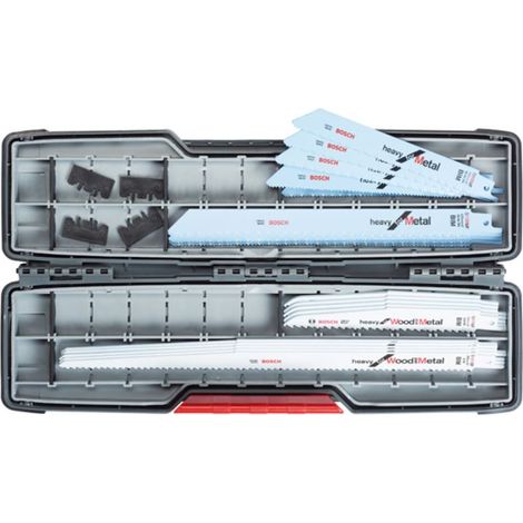 Bosch Hoja de sierra sable Demolition Heavy for Wood and Metal in Tough Box 16 pzs. - 2607010997