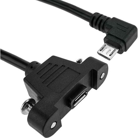 BeMatik - Adaptateur Micro USB mâle en couches pour Micro USB femelle pour panneau (1/5)