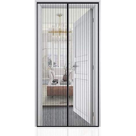 Moustiquaire magnétique de porte, 80 x 200 cm, compatible avec la porte