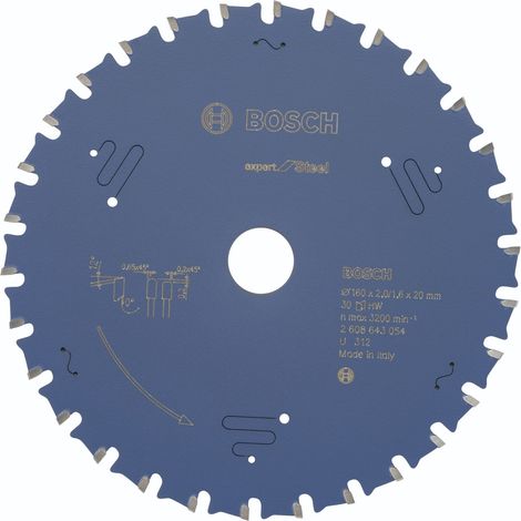 Bosch Expert for Steel hoja de sierra circular acero 160 mm