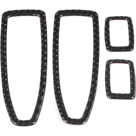 4 pièces garniture de panneau de lève-vitre en fibre de carbone pour BMW Série 3 F30 2013-2017 (1/5)