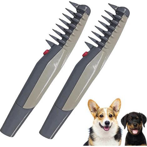 Peigne électrique 2 en 1 pour animaux de compagnie : démêlage, coupe et toilettage, toutes races, chiens et chats (1/5)