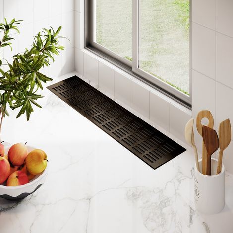 Aluminium Stegblech 130mm x 200mm Braun eloxiert C4 Lüftungsgitter Heizungsdeckel (1/5)