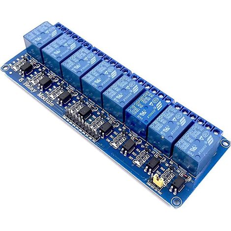 Module relais 8 canaux 5 V avec déclenchement haut et bas opto-isolé 8 voies (1/4)