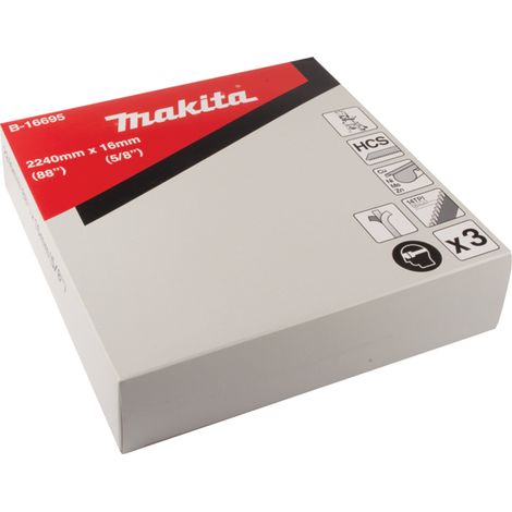 Lame de scie à ruban Makita 2240x16x0 5 mm 14 TPI 3 unités