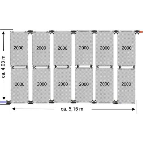 OKU Max Solarabsorber Komplettset 48 m² (32 m² ohne Poolabdeckung) (1/5)