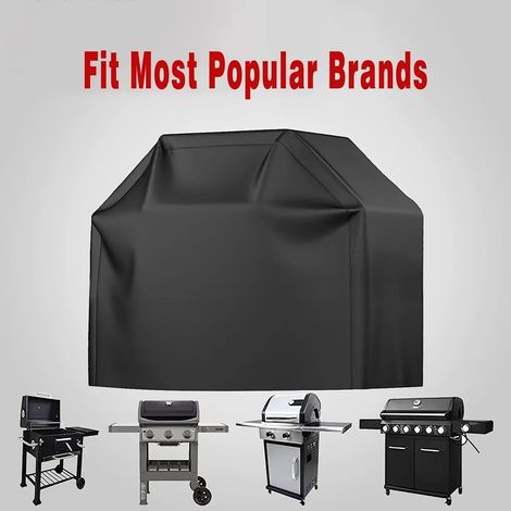 (Noir 100x60x150cm) 1 housse de barbecue, compatible avec la plupart des marques (1/4)