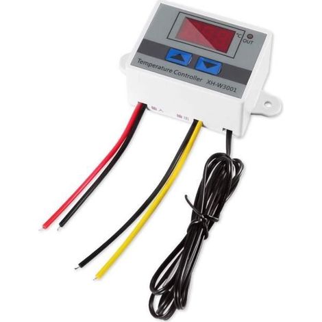 12V -Module de régulateur de température de LED numérique, commutateur de Thermostat de XH W3001 avec la sonde imperméable, Thermo (1/4)