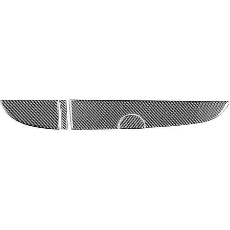 Pour Fiat 500 2012-2015 : Garniture de tableau de bord gauche et droite en fibre de carbone souple, autocollant, accessoires intérieurs (1/5)