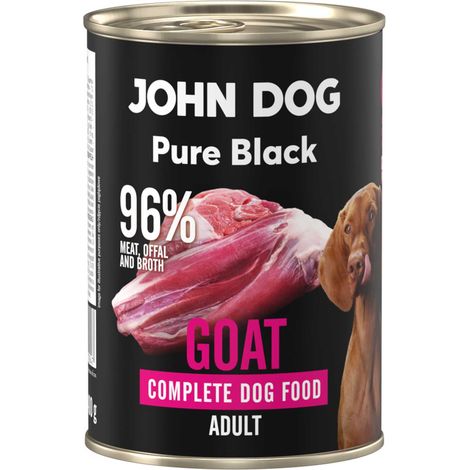 John Dog - Pure Black - Aliment humide mono pour chien adulte Kozina 400 g (1/2)