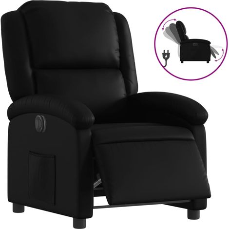 Maison Exclusive - Relaxsessel Elektrisch Schwarz Kunstleder