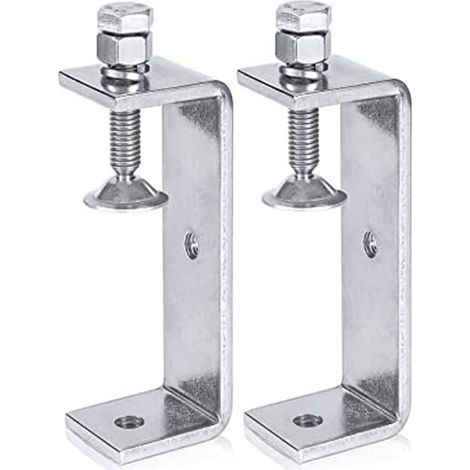 2 Serre-Joints C 100 mm – Acier Inoxydable – Large Ouverture – Soudage, Charpentier, Ébénisterie (1/4)